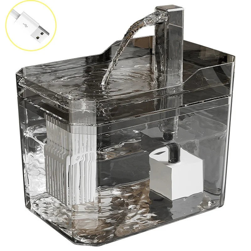 Fontaine à Eau Automatique pour Chat — Distributeur avec Filtre et Circulation Continue
