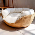 Panier Douillet Tressé – Coussin Amovible