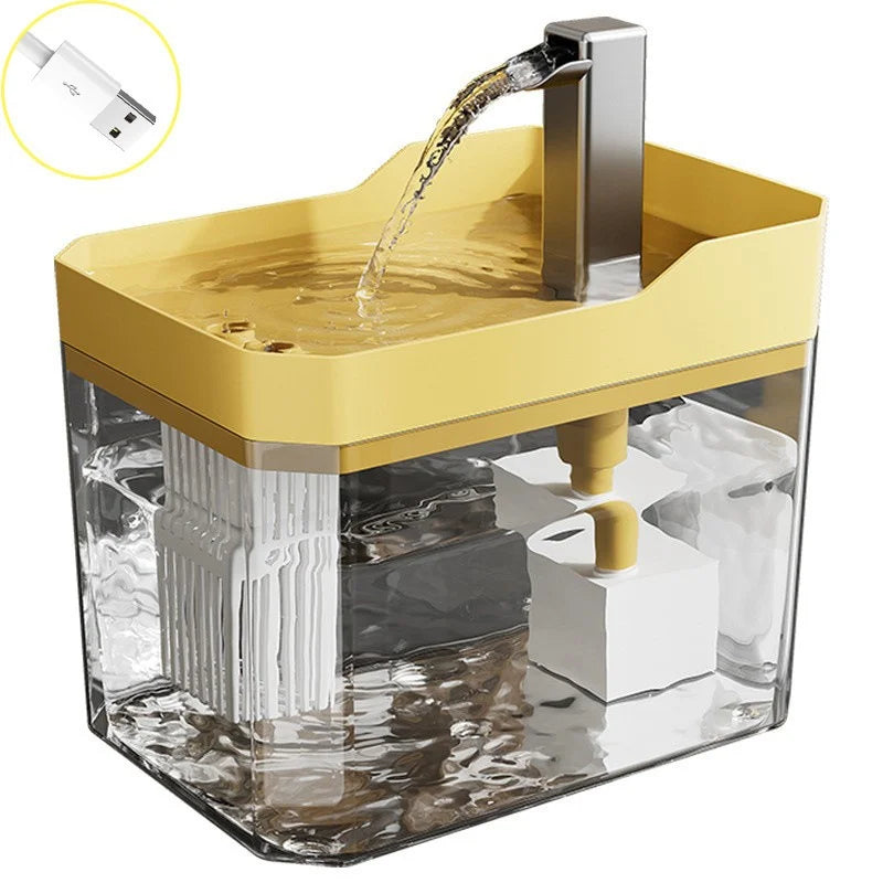 Fontaine à Eau Automatique pour Chat — Distributeur avec Filtre et Circulation Continue