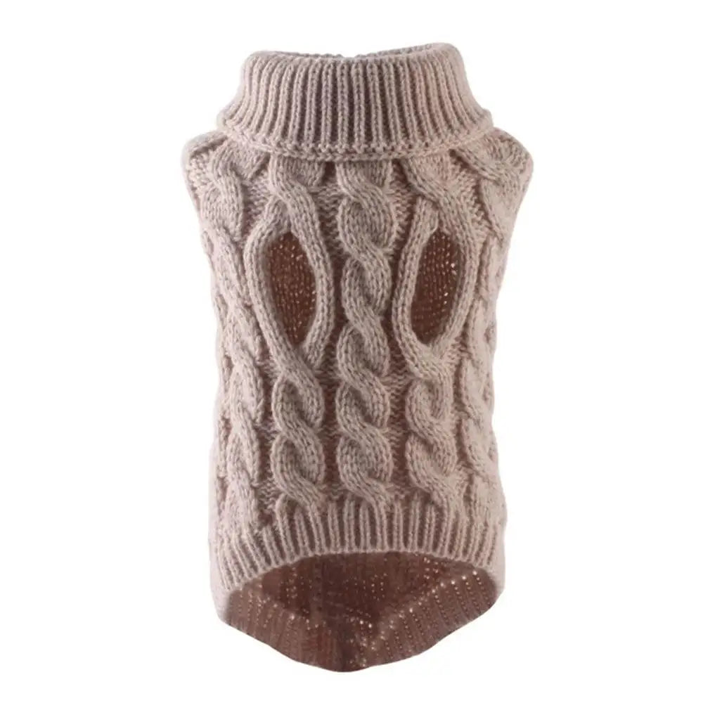 Pull Col Roulé Tricoté