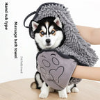 Serviette de Bain Ultra-Absorbante pour Chien & Chat