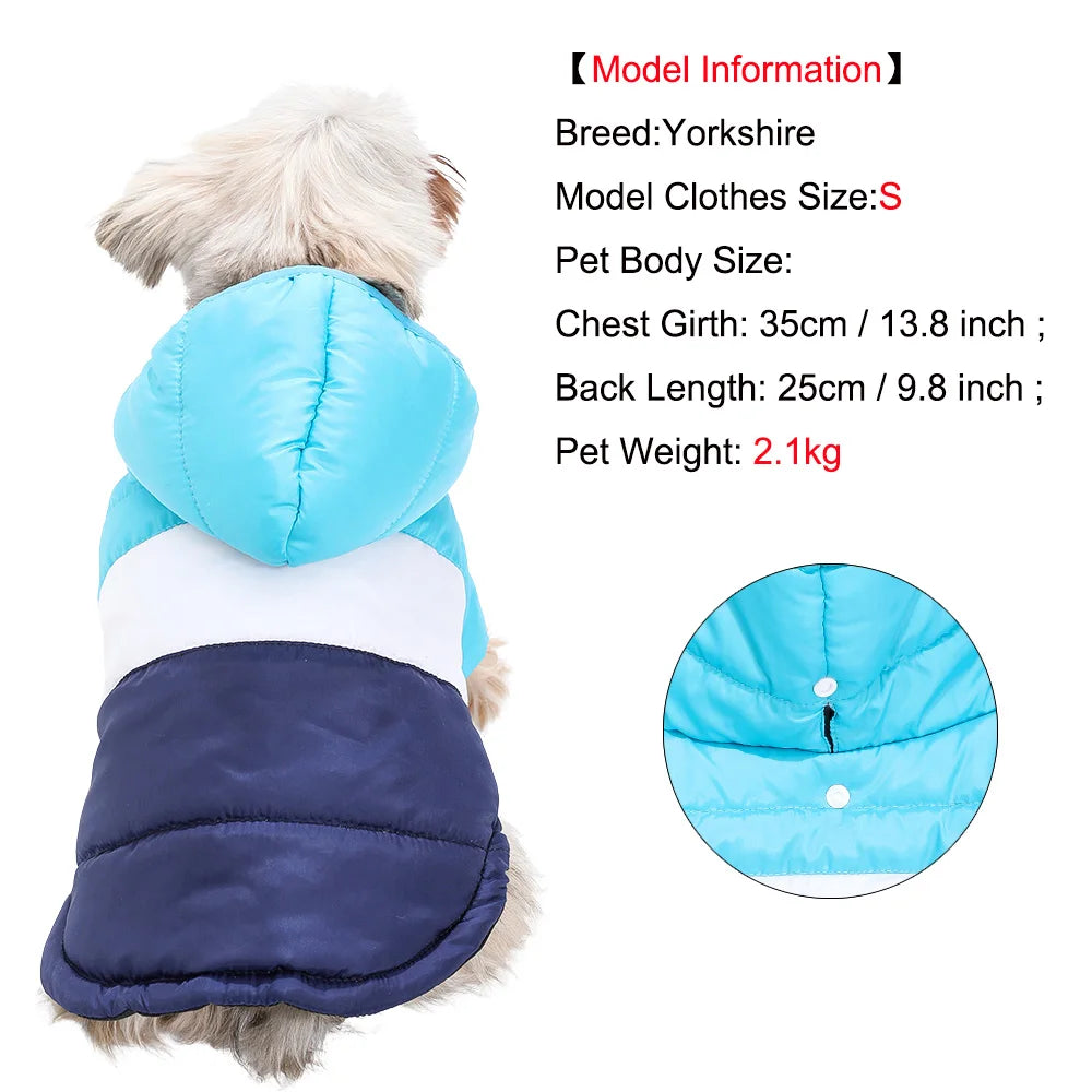 Manteau d'Hiver en Polaire pour Chien – Coupe-Vent Chaud
